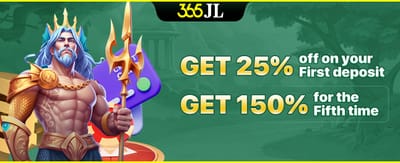 Get 25% off on your First deposit Get 150% for the Fifth time